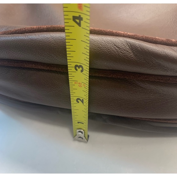 Rag and Bone Brown Leather Suede Saddle Crossbody Bag - Picture 11 of 11